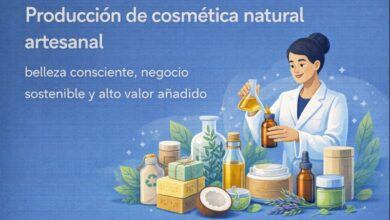 Producción de cosmética natural artesanal: belleza consciente, negocio sostenible y alto valor añadido