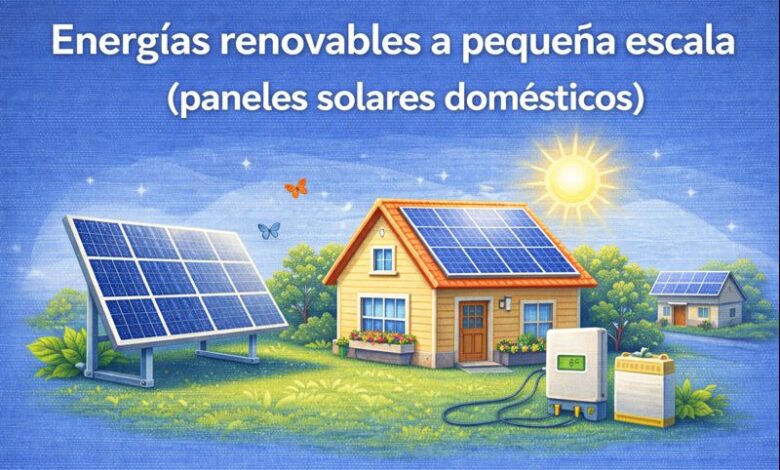 Energías renovables a pequeña escala: el auge de los paneles solares domésticos